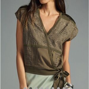 Tiny Tatiana Wrap Top size L 
Retail $108